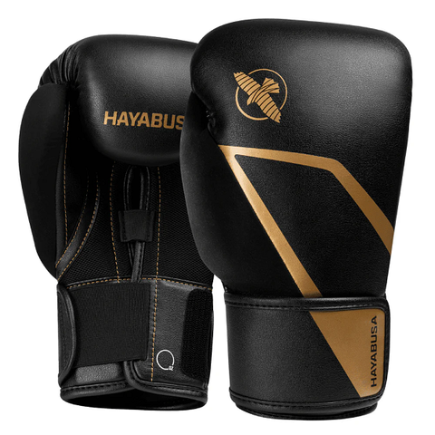 Hayabusa E1 Boxing Gloves Black-Gold