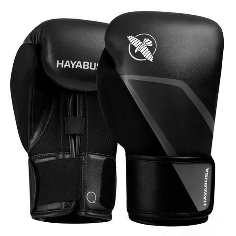 Hayabusa E1 Boxing Gloves Black-Grey