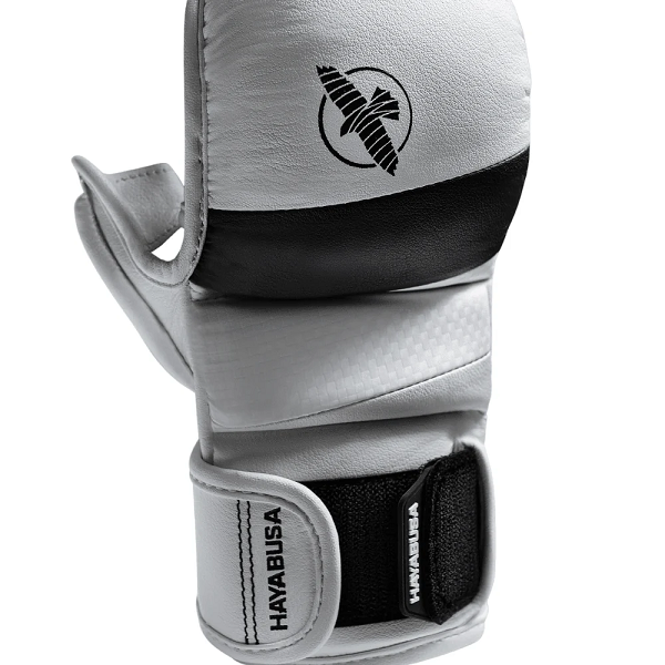 Hayabusa MMA Sparring Gloves Hayabusa T3 7oz Hybrid MMA Gloves White