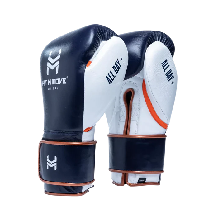 Hit N Move Boxing Gloves 24oz Hit N Move 24oz Conditioning Boxing Gloves Deep Blue