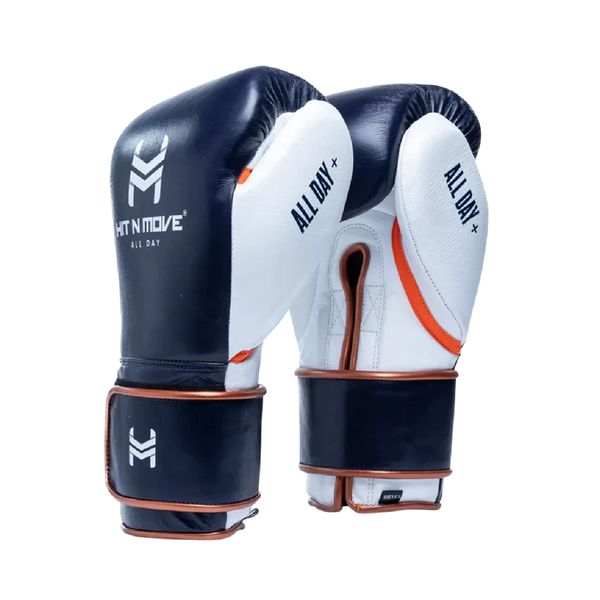 Hit N Move Boxing Gloves 24oz Hit N Move 24oz Conditioning Boxing Gloves Deep Blue