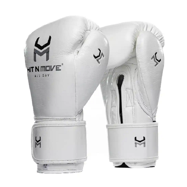Hit N Move Boxing Gloves Hit N Move All Day Pro Agility Origin Boxing Gloves White