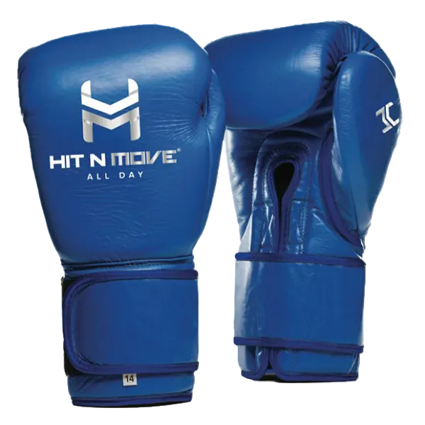 Hit N Move All Day Pro Balance Boxing Gloves Blue