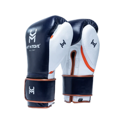 Hit N Move Boxing Gloves Hit N Move All Day Pro Balance Boxing Gloves Blue/Copper/Orange (B16)
