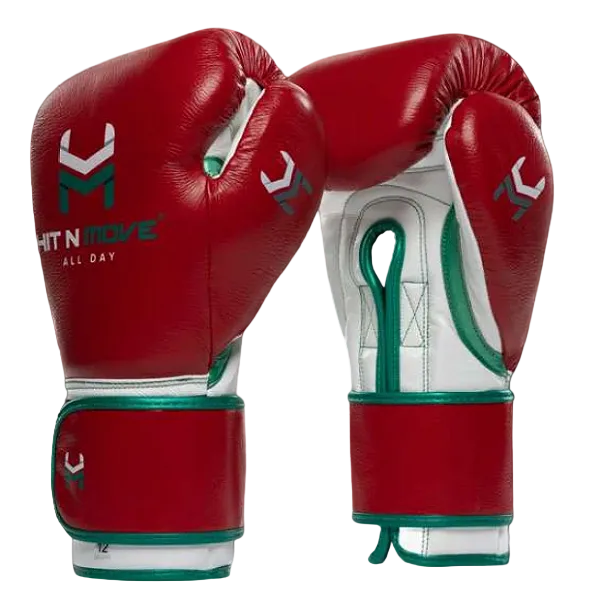 Hit N Move Boxing Gloves Hit N Move All Day Pro Balance Boxing Gloves Red White