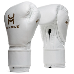 Hit N Move Boxing Gloves Hit N Move All Day Pro Balance Boxing Gloves White