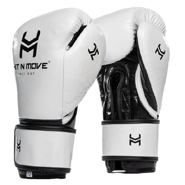 Hit N Move Boxing Gloves Hit N Move All Day Pro Balance Boxing Gloves White Black