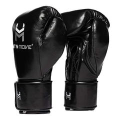 Hit N Move Boxing Gloves Hit N Move Suvari Horse Hair Boxing Gloves Black