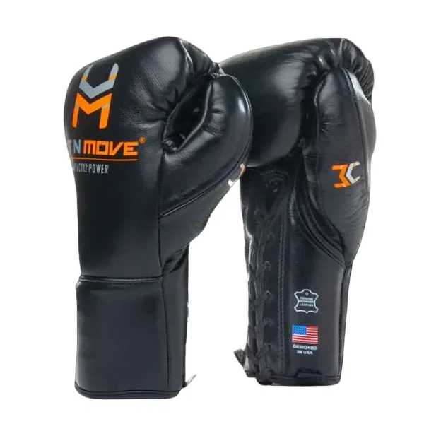 Hit N Move Compact 12 OZ Conditioning Boxing Gloves Black