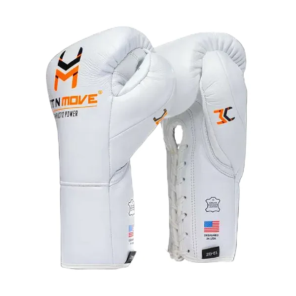 Hit N Move Compact 12 OZ Conditioning Boxing Gloves White