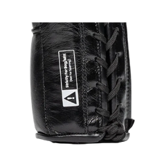 Hit N Move Boxing Gloves Lace Up Hit N Move Compact 16 OZ Conditioning Boxing Gloves Black