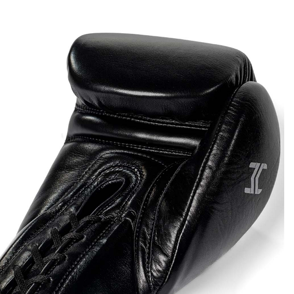 Hit N Move Boxing Gloves Lace Up Hit N Move Suvari Horse Hair Lace Up Boxing Gloves Black