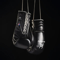 Hit N Move Boxing Gloves Lace Up Hit N Move Vector Lace Up Boxing Gloves Black