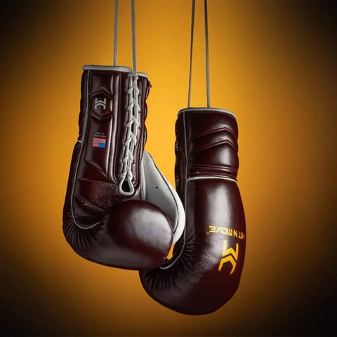Hit N Move Boxing Gloves Lace Up Hit N Move Vector Lace Up Boxing Gloves Wine Red