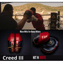 Hit N Move Focus Mitts Hit N Move Micro Mitts as seen in Creed III