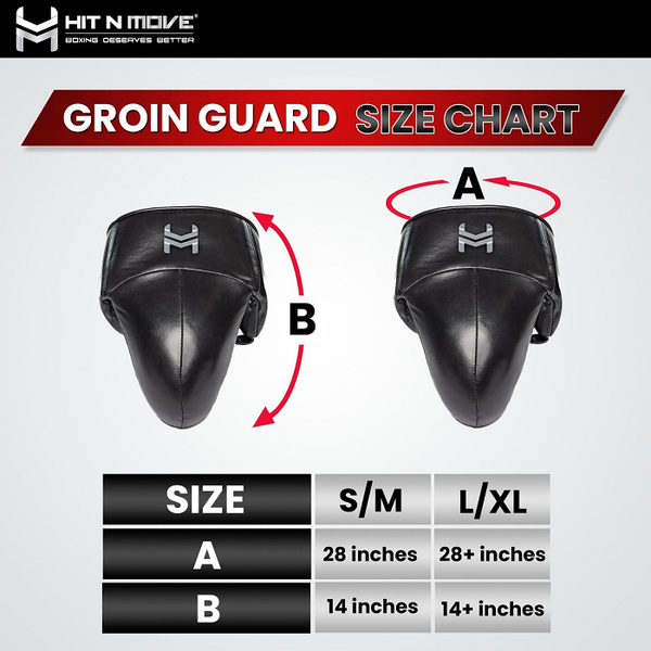 Hit N Move Groin & Chest Guards Hit N Move Groin Guard Black