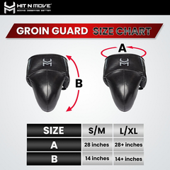 Hit N Move Groin & Chest Guards Hit N Move Groin Guard Black