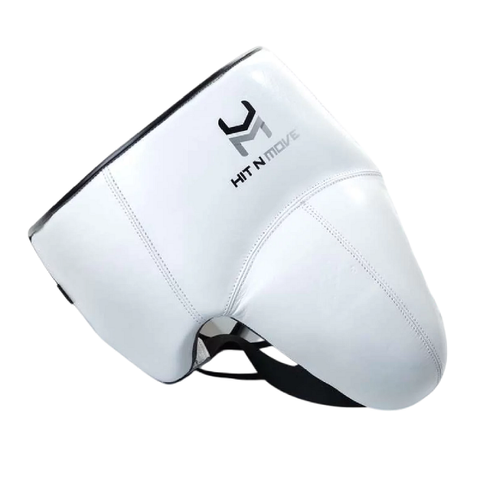 Hit N Move Groin & Chest Guards Hit N Move Groin Guard White Gold