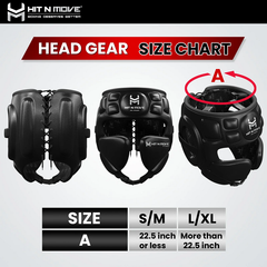 Hit N Move Head Guards Hit N Move Air Armor Precision Head Gear Black