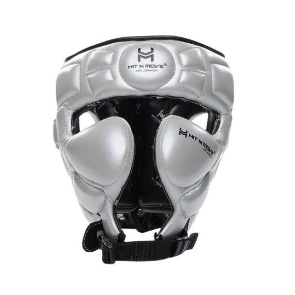Hit N Move Head Guards Hit N Move Air Armor Precision Head Gear Silver