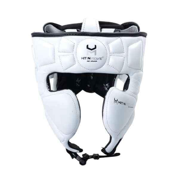 Hit N Move Head Guards Hit N Move Air Armor Precision Head Gear White