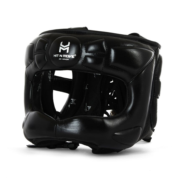 Hit N Move Head Guards Hit N Move Face Saver Head Gear Black