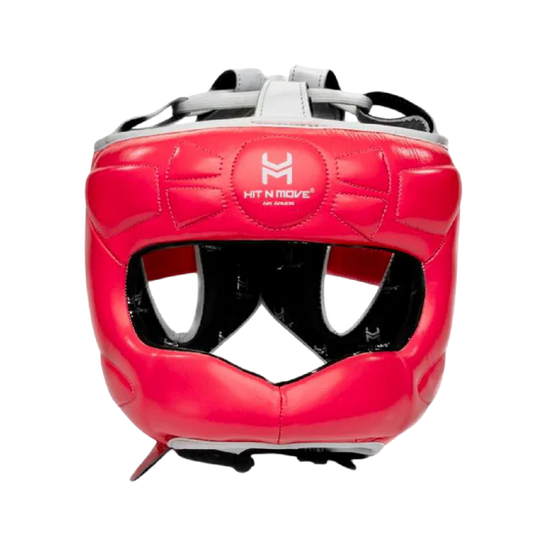 Hit N Move Head Guards Hit N Move Facesaver Head Gear Pink/white