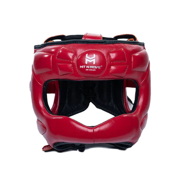 Hit N Move Head Guards Hit N Move Facesaver Head Gear Red