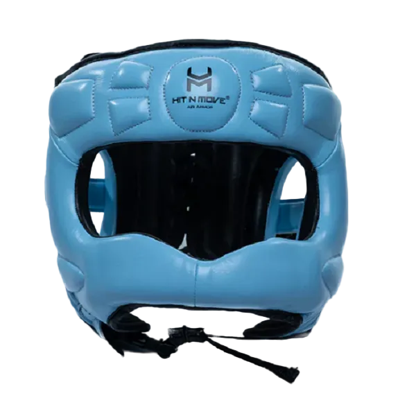 Hit N Move Head Guards Hit N Move Facesaver Head Gear Sky Blue