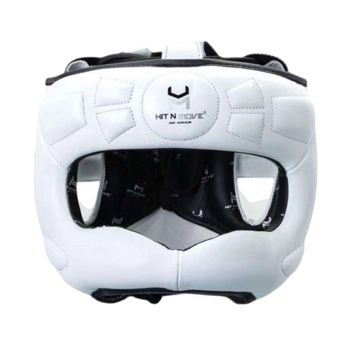 Hit N Move Head Guards Hit N Move Facesaver Head Gear White Black
