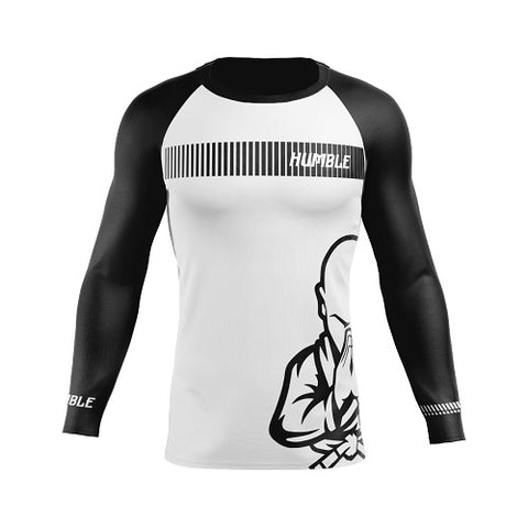 Humble Fightwear Longsleeve Rash Guard Humble Long Sleeve Ranked Rash Guards