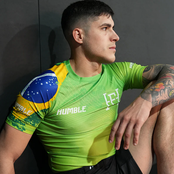 Humble Fightwear Short Sleeve Rashguards Humble Brazil Rash Guard