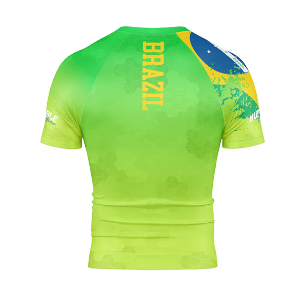 Humble Fightwear Short Sleeve Rashguards Humble Brazil Rash Guard