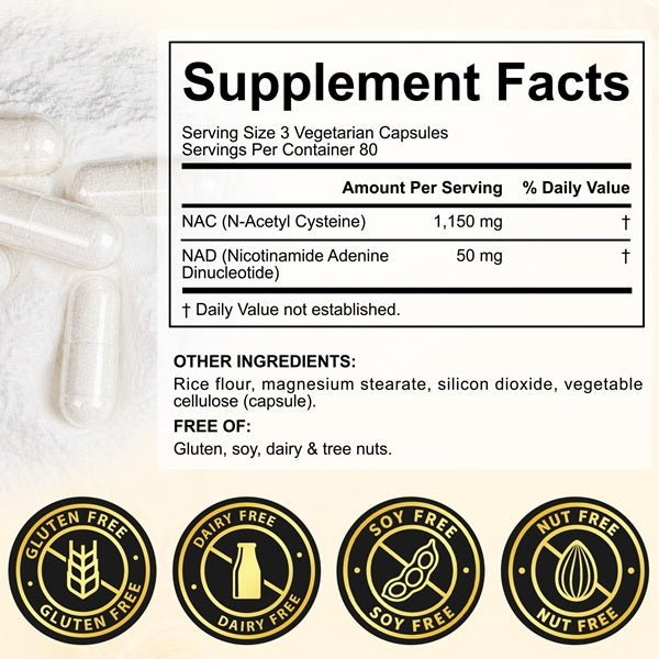 Itawel Supplements Itawel NAC Capsules 1200 mg