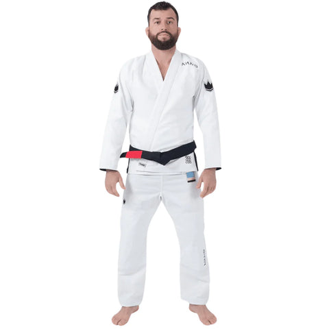 Kingz Mens Nano 3.0 Jiu Jitsu Gi White