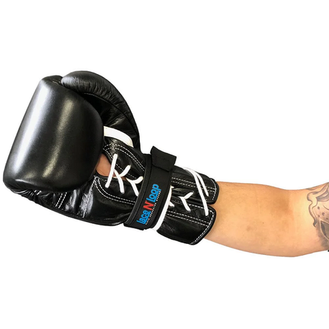 Lace n Loop Boxing Glove Accessories Lace n Loop Boxing Glove Strap Black