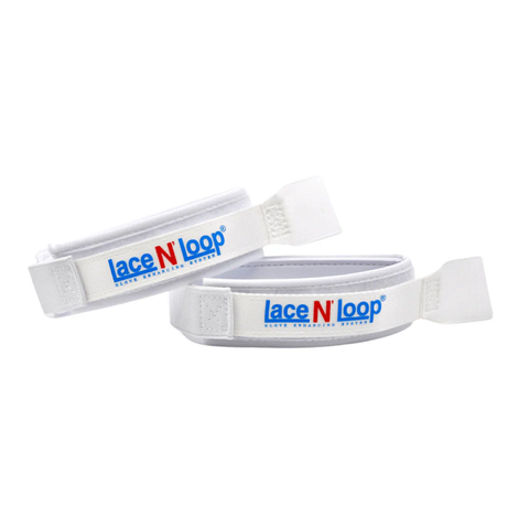 Lace n Loop Boxing Glove Strap White
