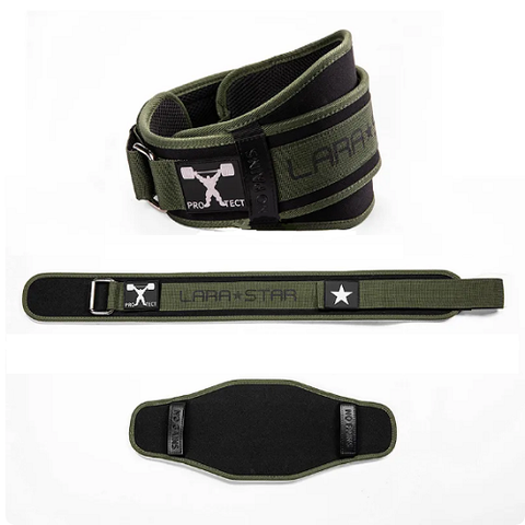 Lara Star Weightlifting Belt Army Green