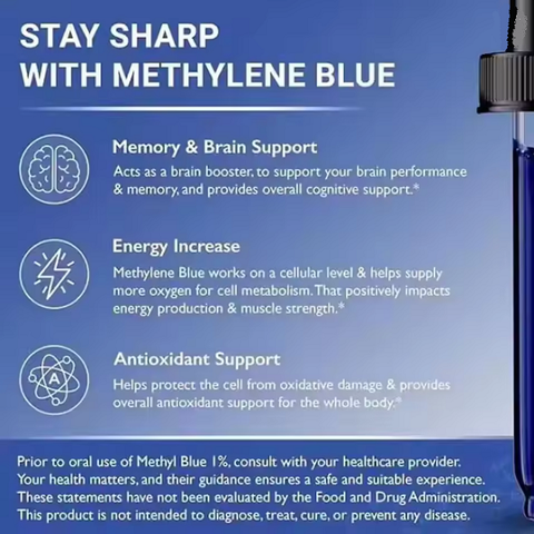 LCG Labs Supplements 3 Packs LCG Labs Methylene Blue 30 Gummies