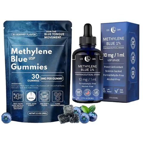 LCG Labs Methylene Blue Drops & Gummies Combo