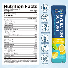 Lenm Supplements Lenm Hydration Electrolyte Support Drink Mix 24