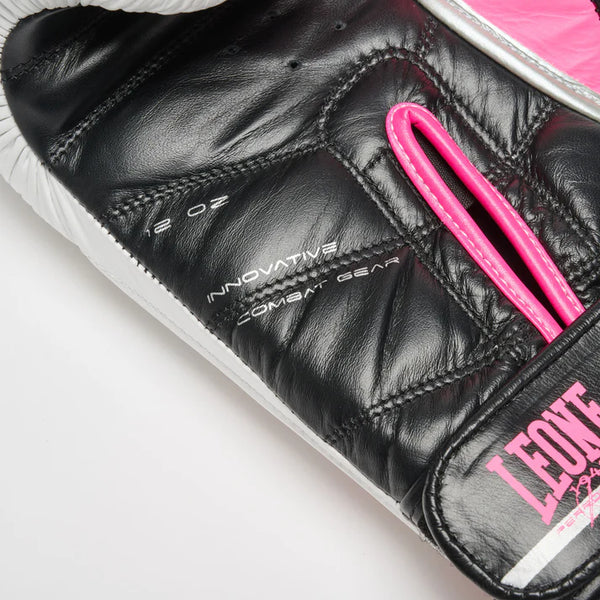 Leone 1947 Boxing Gloves 12oz Leone 1947 Revo Fluo Boxing Gloves Velcro White