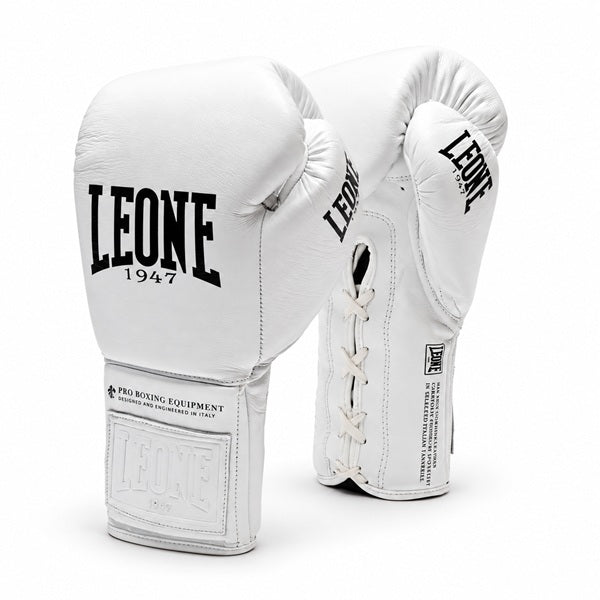 Leone 1947 Boxing Gloves Lace Up Leone 1947 The Greatest Boxing Gloves Lace Up White