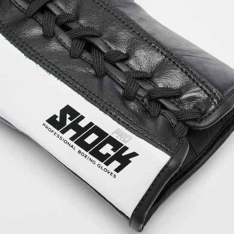 Leone 1947 Boxing Gloves Leone 1947 Shock Pro Boxing Gloves Lace Up Black