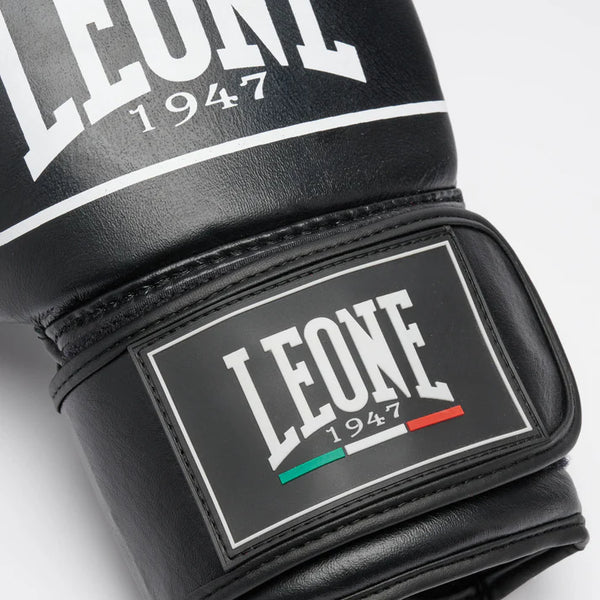 Leone 1947 Boxing Gloves Leone 1947 Shock Pro Boxing Gloves Velcro Black