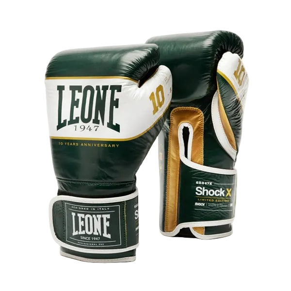 Leone 1947 Boxing Gloves Leone 1947 Shock X Boxing Gloves Velcro Green