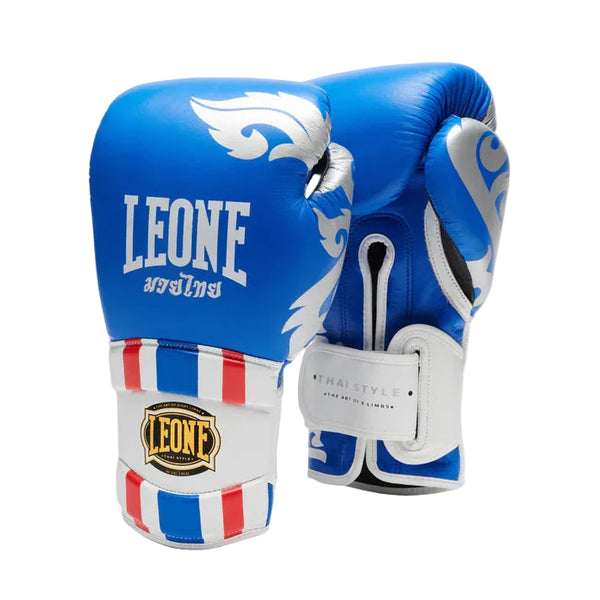 Leone 1947 Boxing Gloves Leone 1947 Thai Style Boxing Gloves Velcro Blue
