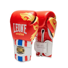 Leone 1947 Boxing Gloves Leone 1947 Thai Style Boxing Gloves Velcro Red