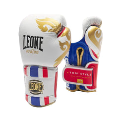 Leone 1947 Boxing Gloves Leone 1947 Thai Style Boxing Gloves Velcro White