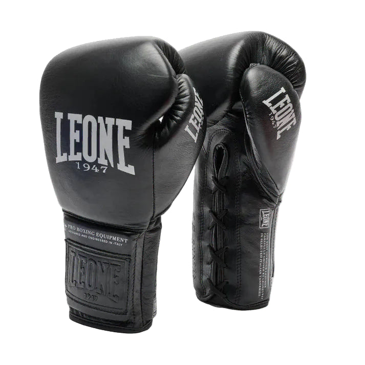 Leone 1947 Boxing Gloves Leone 1947 The Greatest boxing gloves Lace up Black